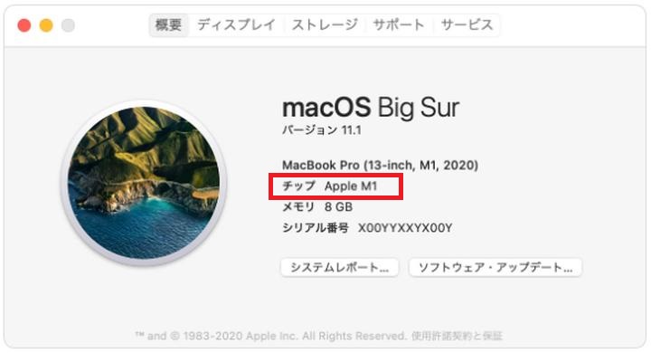 CPU チェック方法 macOS