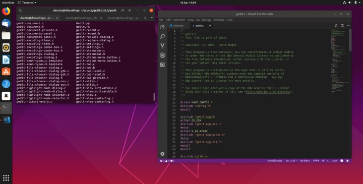 linux ubuntu 画像サンプル