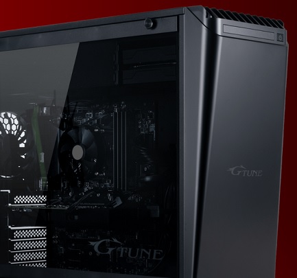 G-Tune HN-Z-3070Ti PCケース 強化ガラスサイドパネル