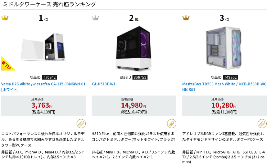 自作PCパーツの中でもPCケースに力を入れている