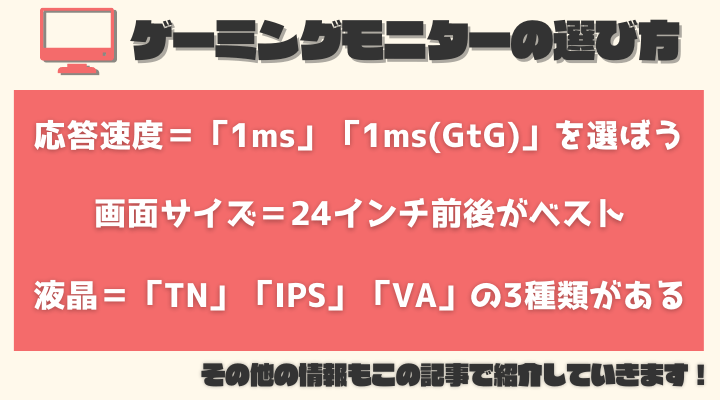 『Apex Legends』に適したゲーミングモニターの選び方