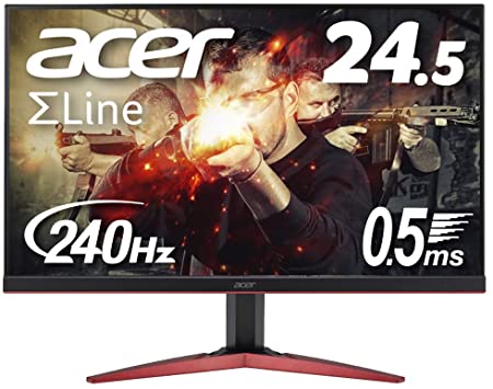 Acer ゲーミングモニター SigmaLine 24.5インチ KG251QIbmiipx 0.5ms