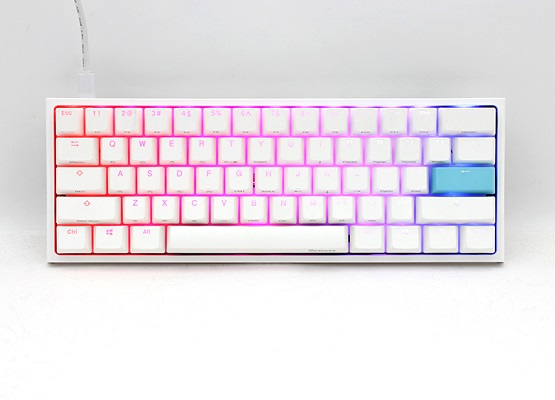 Ducky One 2 Mini Pure White RGB 60% version 銀軸