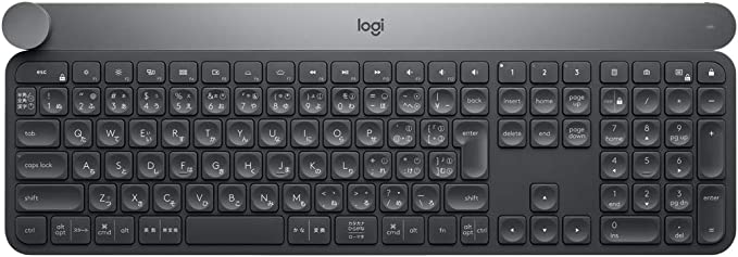 ロジクール キーボード ワイヤレス 無線 KX1000s bluetooth CRAFT Unifying Windows Mac ワイヤレスキーボード 薄型 KX1000